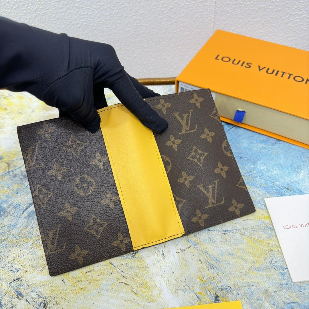 Color Pop Monogram Passport Cover