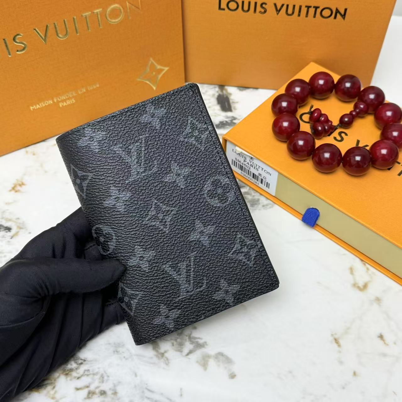 Monogram Coated Canvas Passport Cover