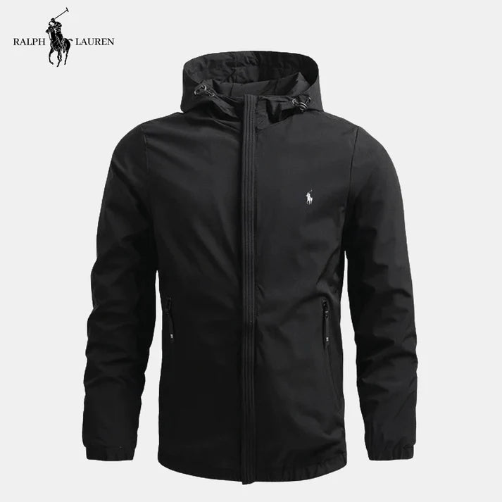 RL Active Jacket — Black — Lightweight Windbreaker Jacket UK