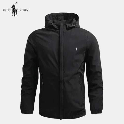 RL Active Jacket — Black — Lightweight Windbreaker Jacket UK