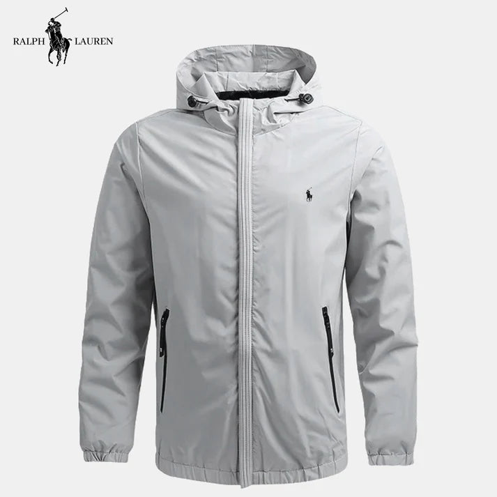 RL Active Running Jacket — Water-Resistant Hooded Shell