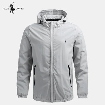 RL Active Running Jacket — Water-Resistant Hooded Shell
