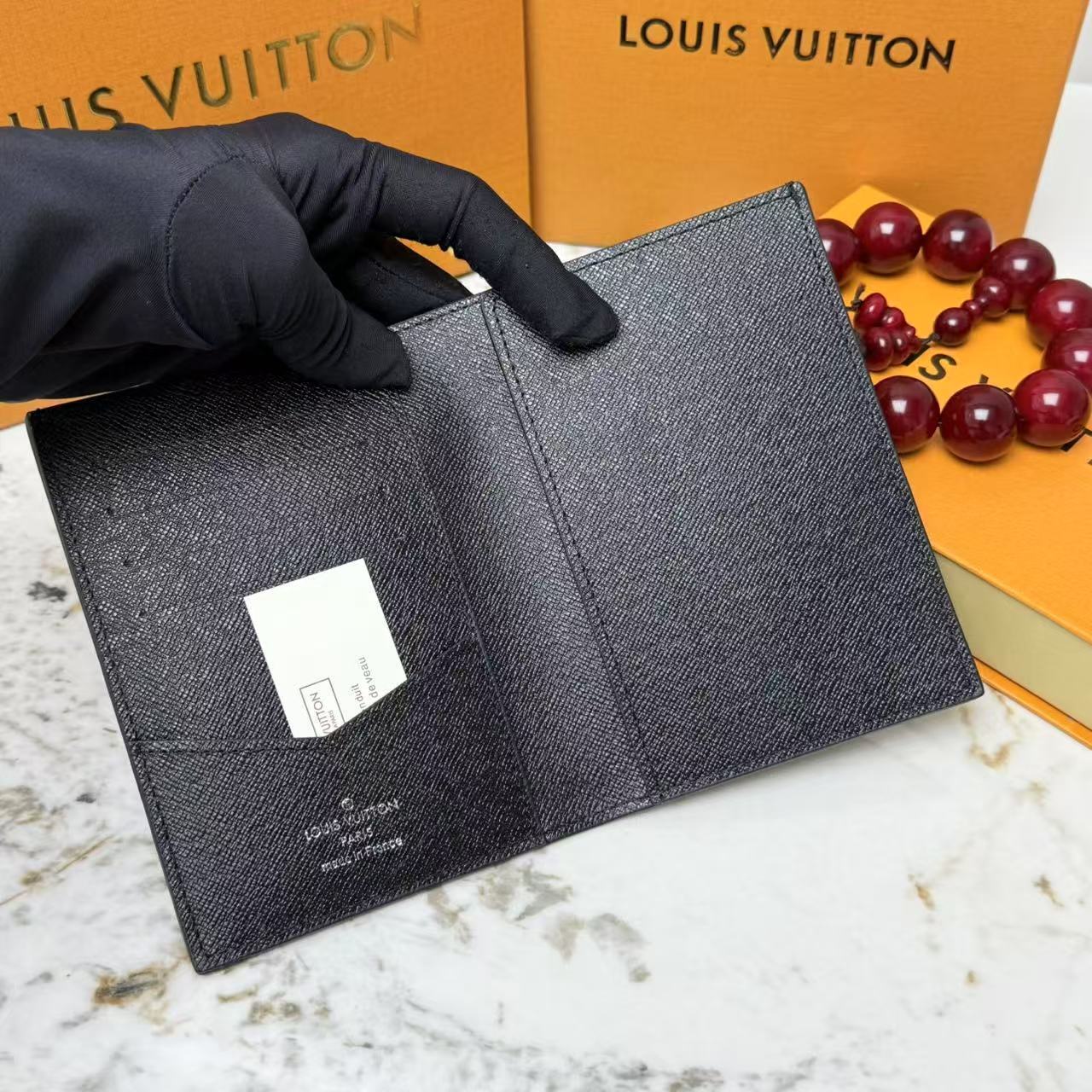 Monogram Coated Canvas Passport Cover