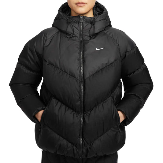 NK Sportswear Windpuffer in Black — Water-Resistant Puffer Jacket UK