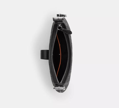 Hamptons Hobo Bag In Crystal Signature Jacquard