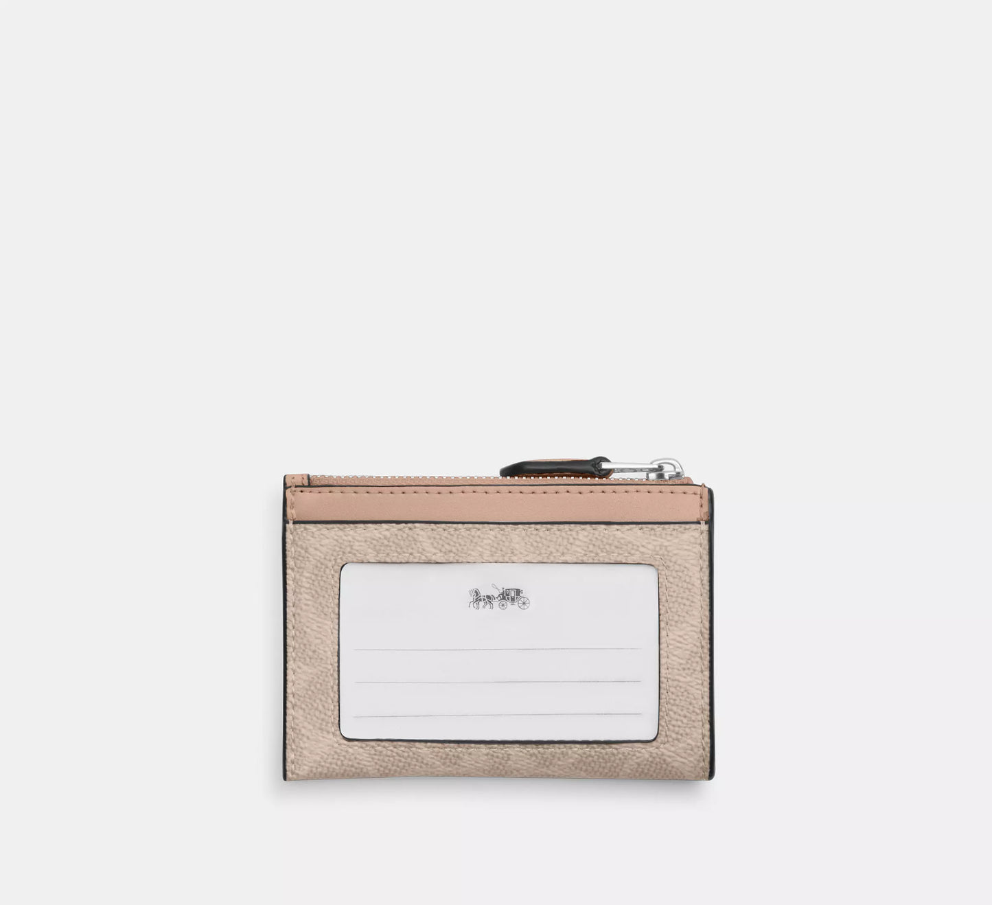 Mini Skinny ID Case – Authentic Crossgrain Leather & Signature Canvas