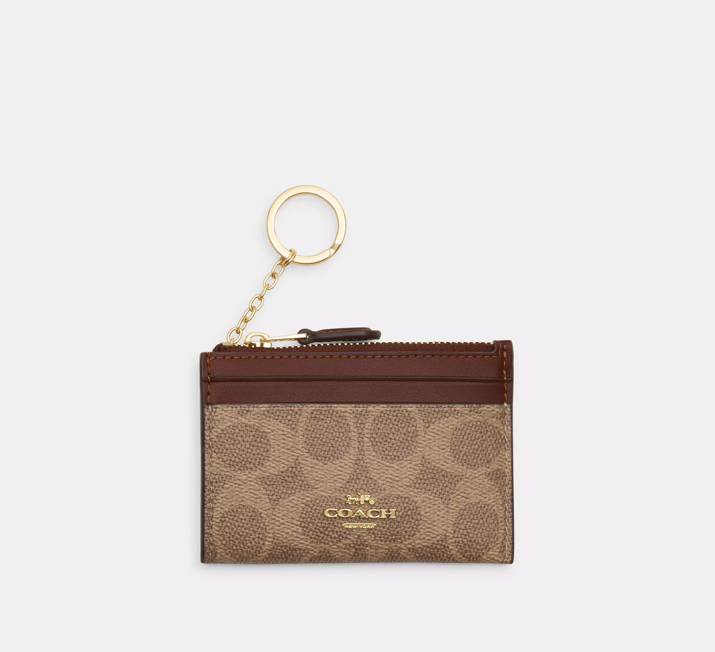 Mini Skinny ID Case – Authentic Crossgrain Leather & Signature Canvas