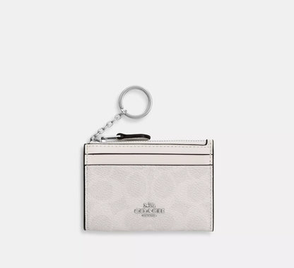 Mini Skinny ID Case – Authentic Crossgrain Leather & Signature Canvas
