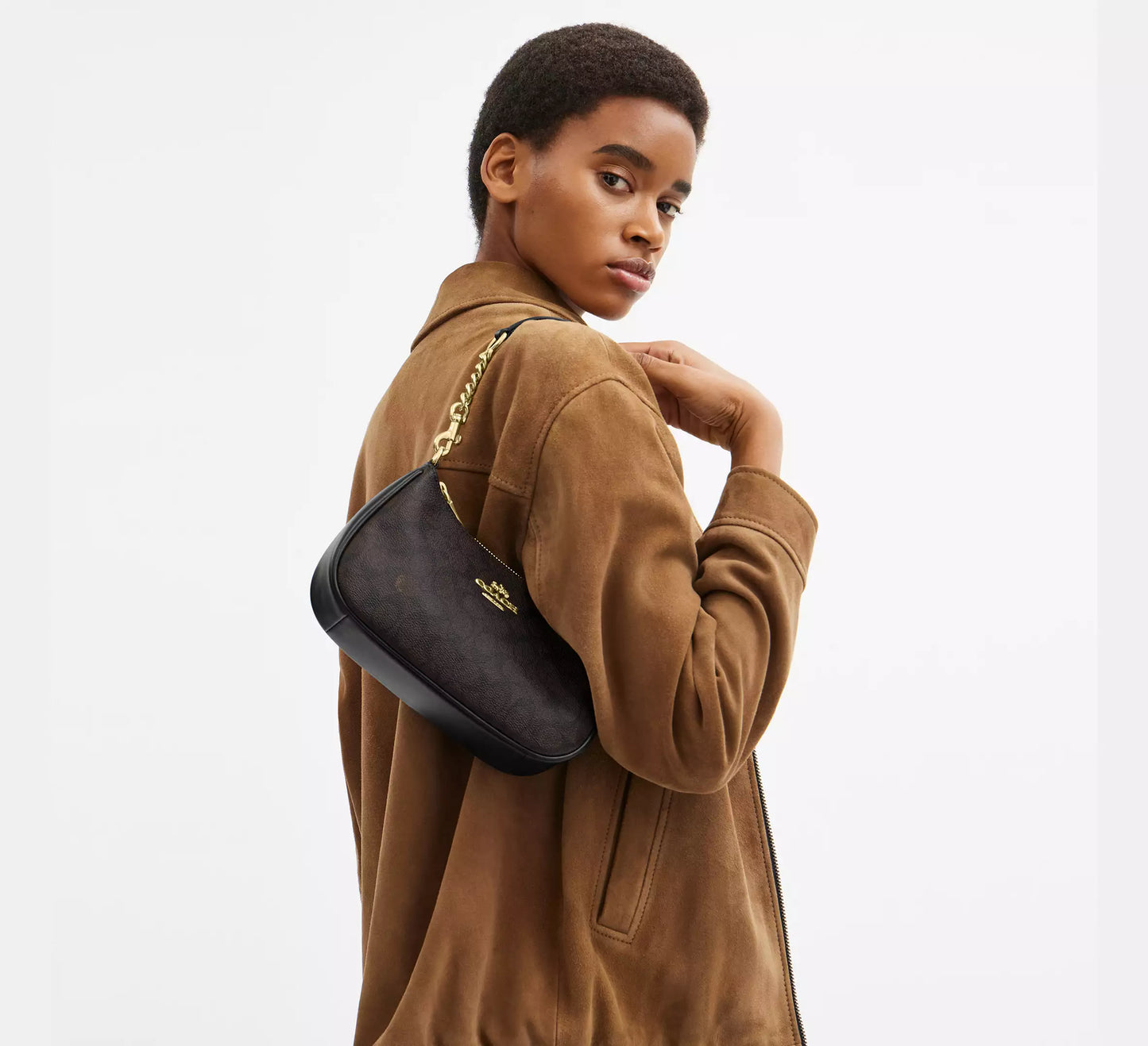 Teri Shoulder Bag In Signature Canvas