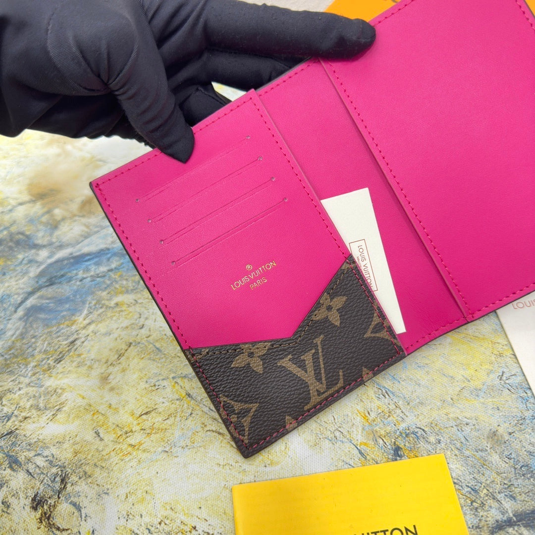 Color Pop Monogram Passport Cover