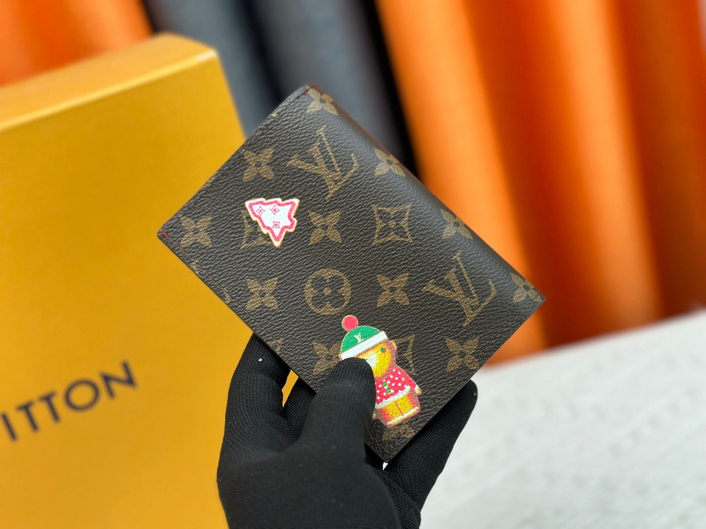 Candy Factory Monogram Passport Cover - Bloom