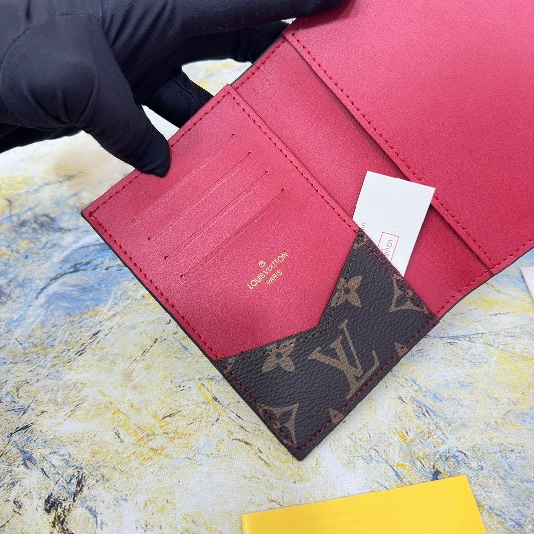 Color Pop Monogram Passport Cover - Bloom