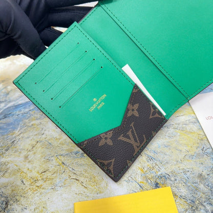 Color Pop Monogram Passport Cover - Bloom