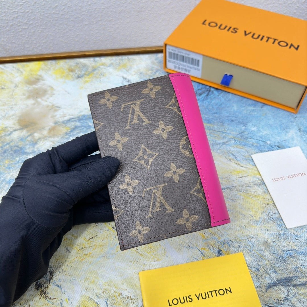 Color Pop Monogram Passport Cover - Bloom
