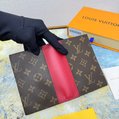 Color Pop Monogram Passport Cover - Bloom