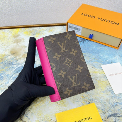 Color Pop Monogram Passport Cover - Bloom