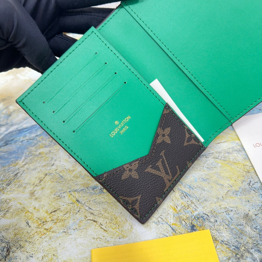 Color Pop Monogram Passport Cover