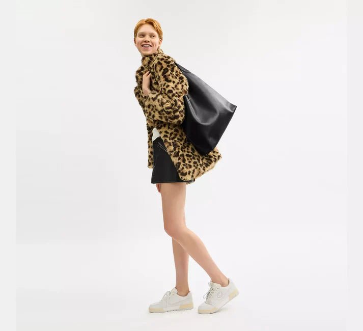 Fashion Women Press Locks Backpacks Satchels - Bloom