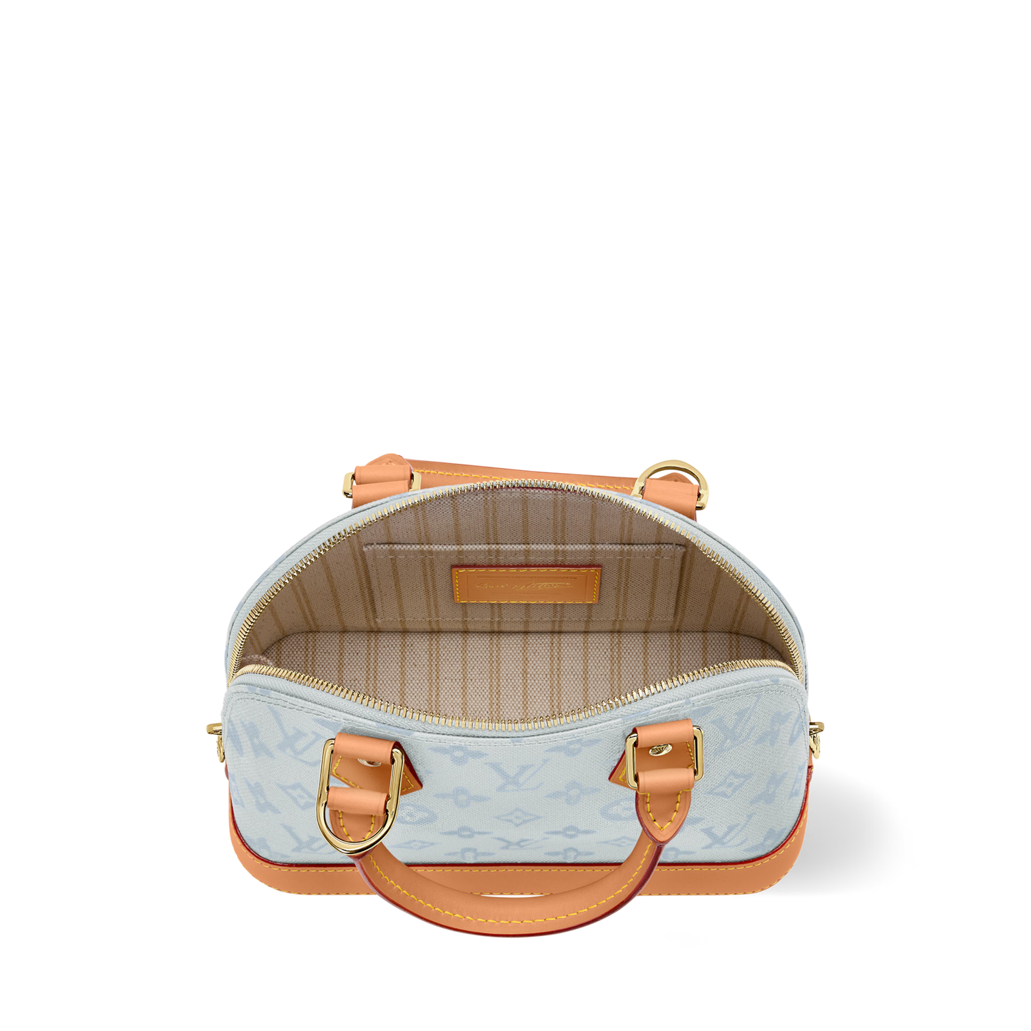 Alma BB In Monogram Origine Canvas — Bleu Courrier