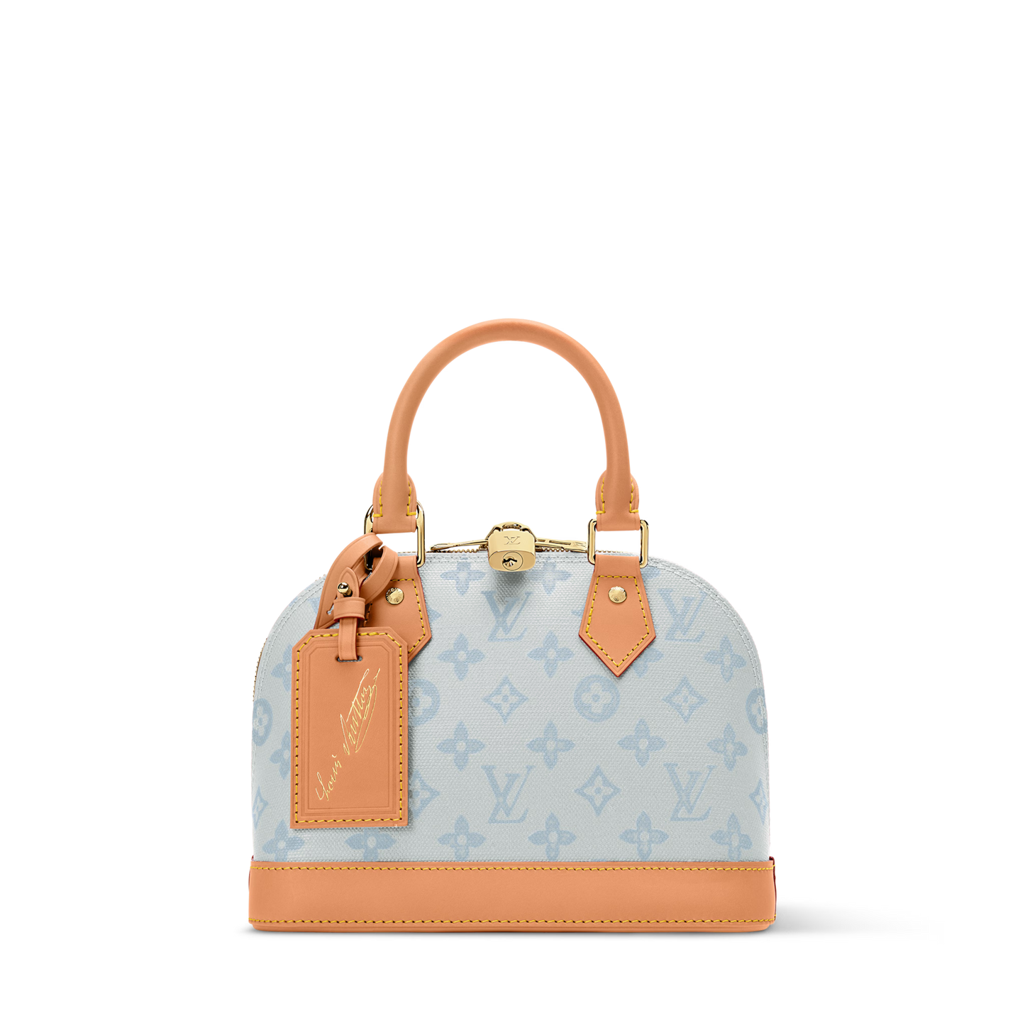 Alma BB In Monogram Origine Canvas — Bleu Courrier