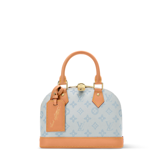Alma BB In Monogram Origine Canvas — Bleu Courrier