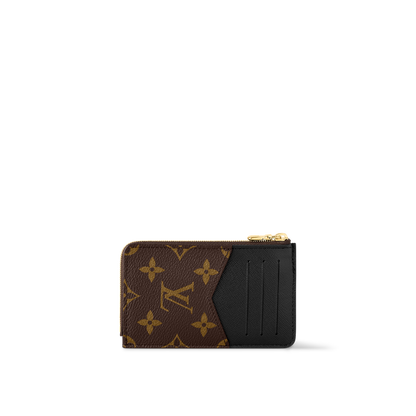 Recto Verso Card Holder - Monogram Canvas Style - Compact Wallet & Coin Purse
