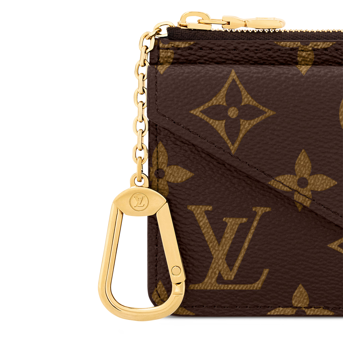 Recto Verso Card Holder - Monogram Canvas Style - Compact Wallet & Coin Purse