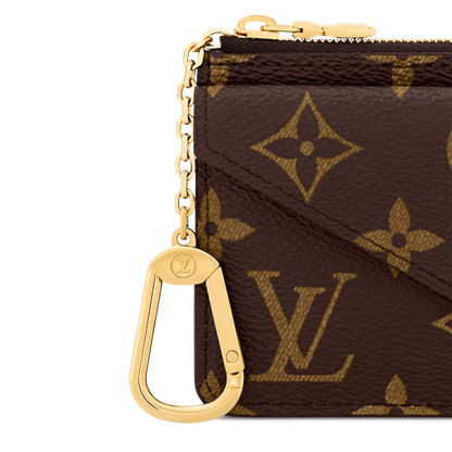 Recto Verso Card Holder - Monogram Canvas Style - Compact Wallet & Coin Purse