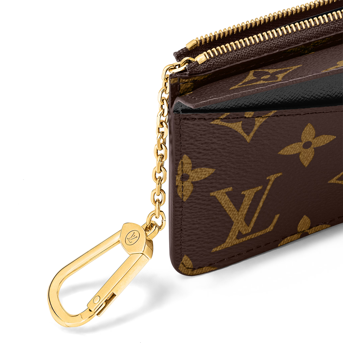 Recto Verso Card Holder - Monogram Canvas Style - Compact Wallet & Coin Purse