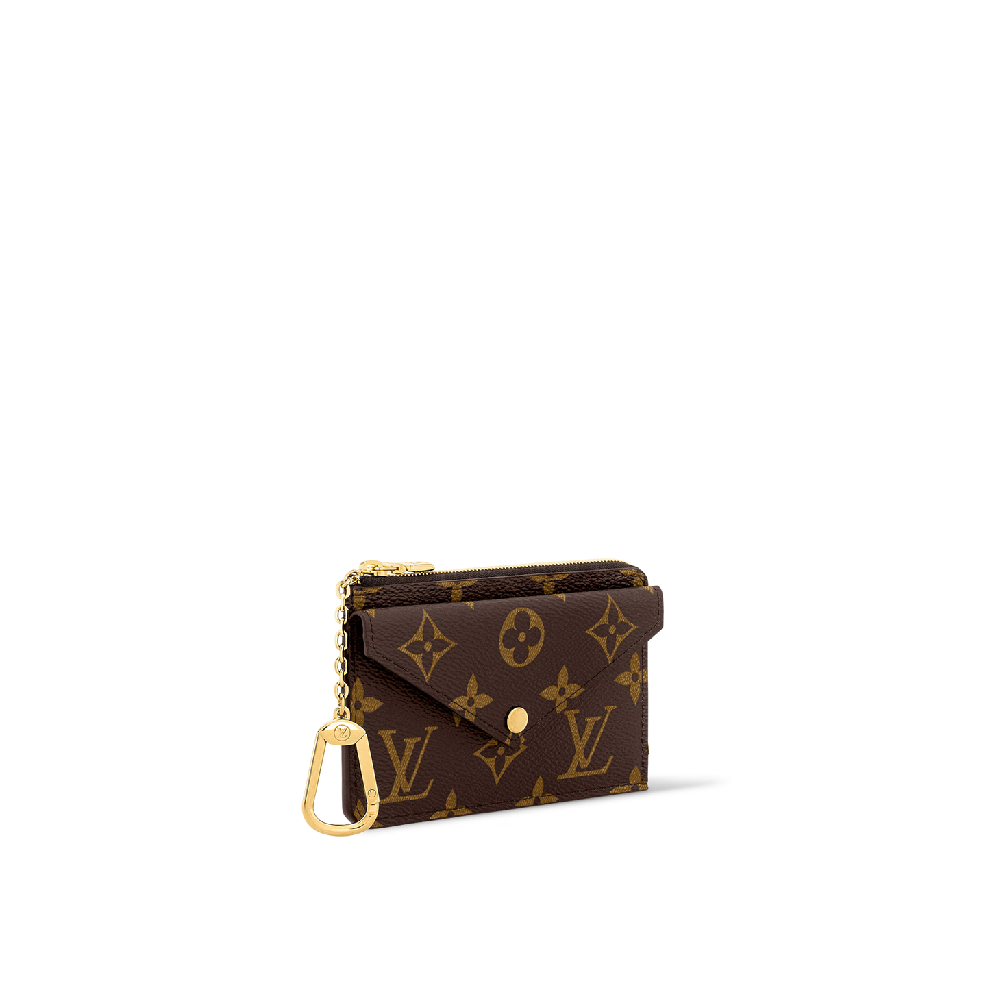Recto Verso Card Holder - Monogram Canvas Style - Compact Wallet & Coin Purse