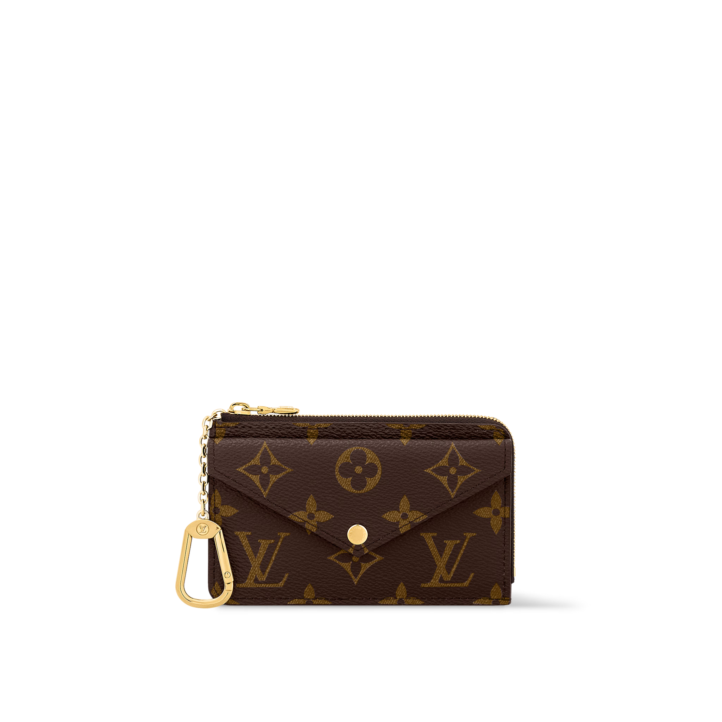 Recto Verso Card Holder - Monogram Canvas Style - Compact Wallet & Coin Purse