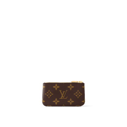 Monogram Key Pouch Wallet with Chain - Multi-Use Coin Purse