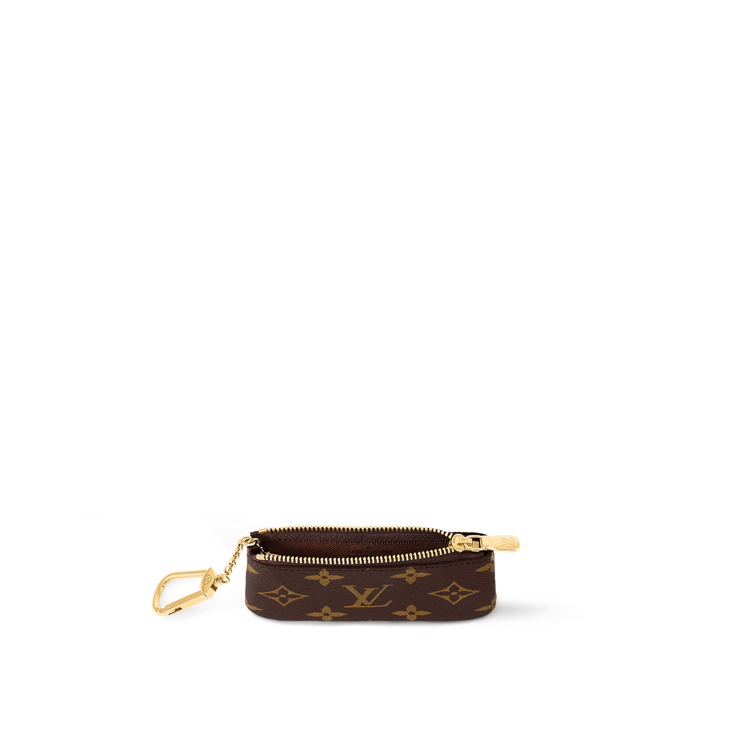 Monogram Key Pouch Wallet with Chain - Multi-Use Coin Purse