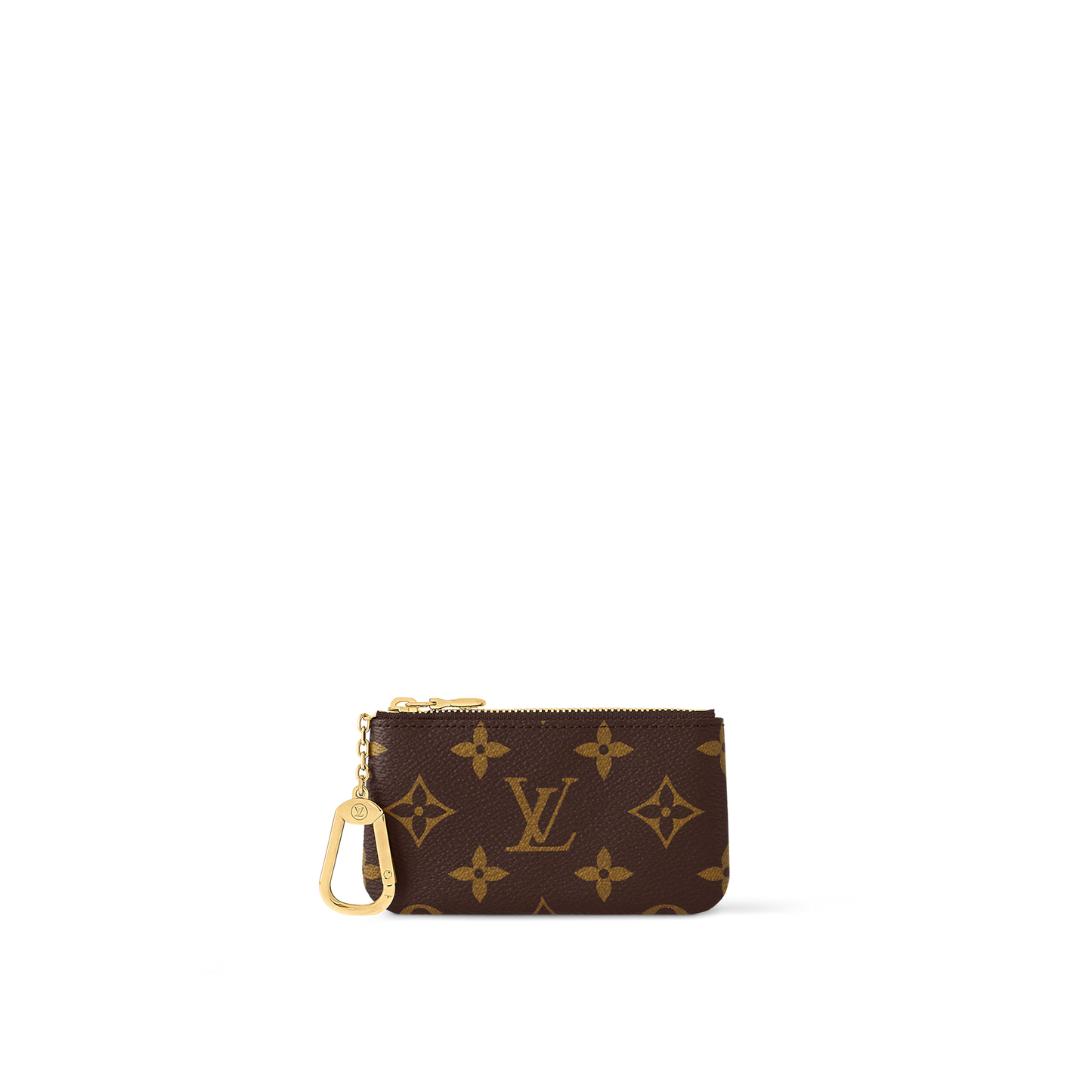 Monogram Key Pouch Wallet with Chain - Multi-Use Coin Purse