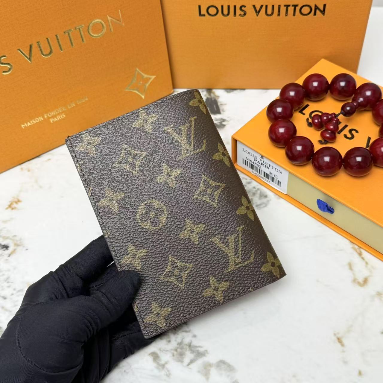 Monogram Coated Canvas Passport Cover - Bloom