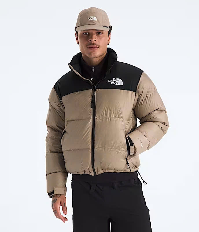 The North Face 1996 Retro Nuptse Jacket – Beige  – Men’s Waterproof Puffer Coat UK